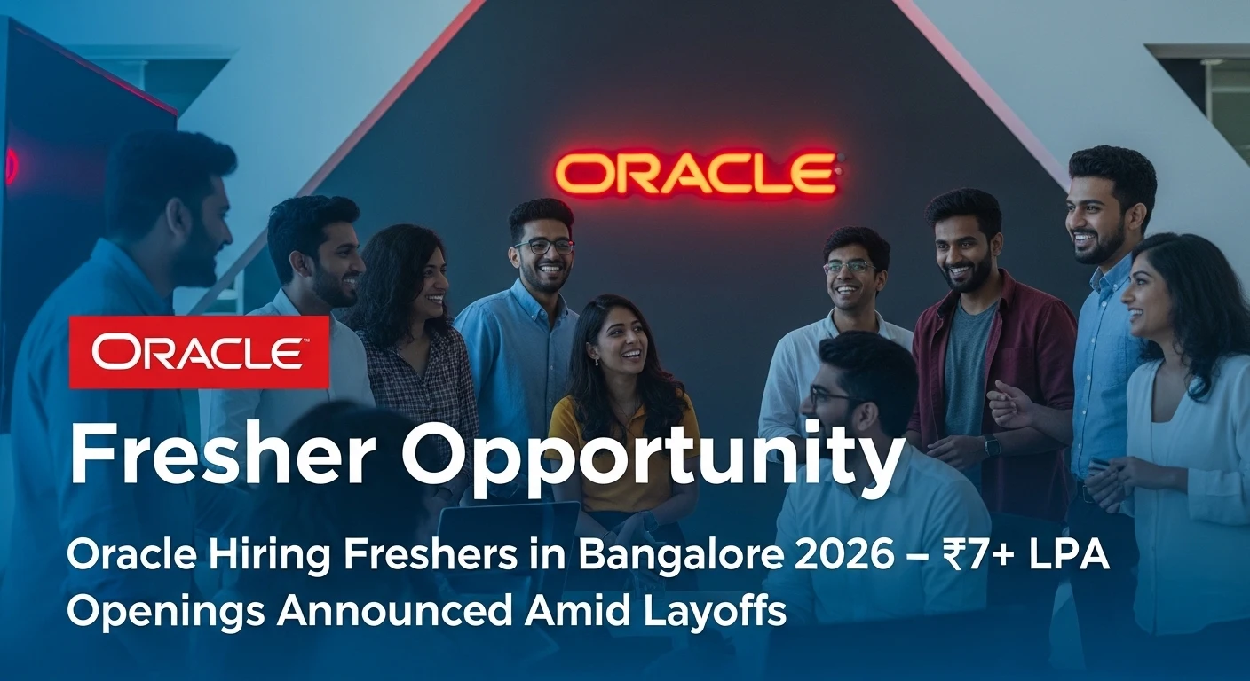 Oracle Hiring Freshers in Bangalore 2026